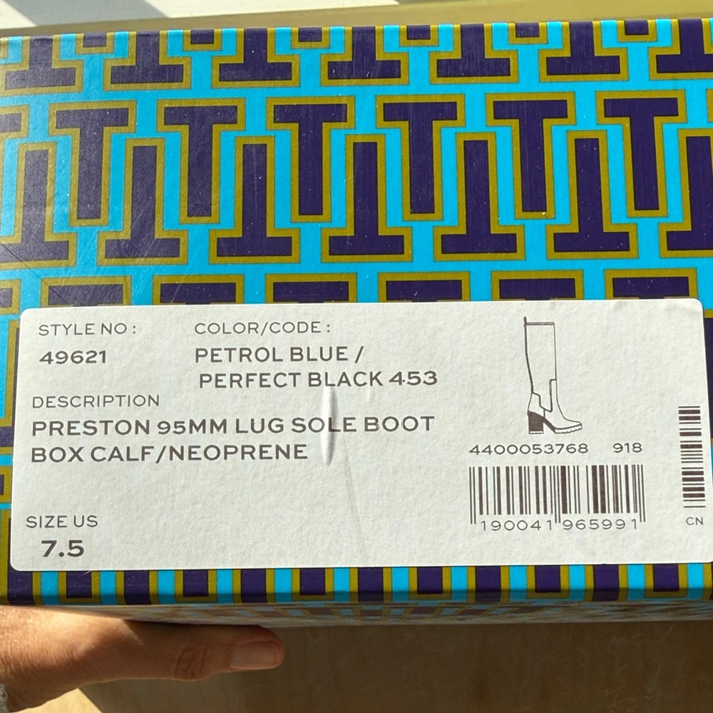 Tory Burch Elegant Black Knee-High Women's Boots - Picture 6 of 11